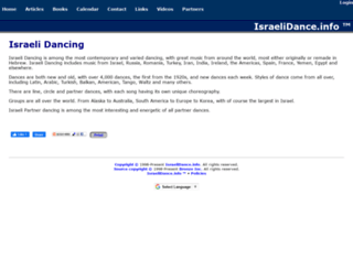israelidance.info screenshot