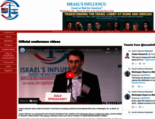 israelsinfluence.org screenshot