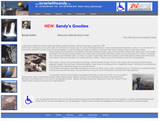 israelwithsandy.com screenshot