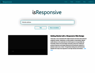isresponsive.com screenshot