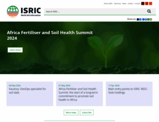 isric.org screenshot