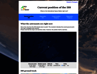 iss.astroviewer.net screenshot