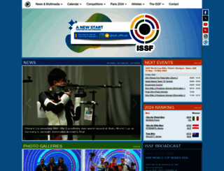 issf-sports.org screenshot