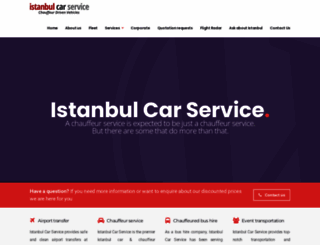 istanbulcarservice.com screenshot