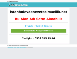istanbulevdenevetasimacilik.net screenshot