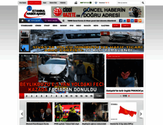 istanbulhaber.com.tr screenshot
