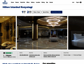 istanbulkozyatagi.hilton.com screenshot