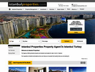 istanbulproperties.com screenshot