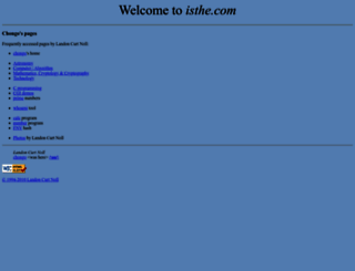 isthe.com screenshot
