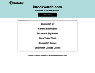 istockwatch.com screenshot