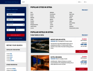 istria-hotel.com screenshot