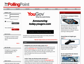 isurvey.pollingpoint.com screenshot