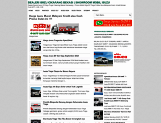 isuzumobil.com screenshot