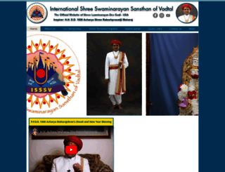 iswaminarayan.org screenshot