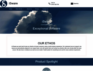 isware.co.uk screenshot