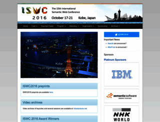 iswc2016.semanticweb.org screenshot