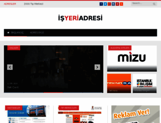 isyeriadresi.com screenshot