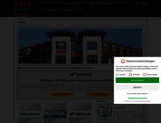 isys-web.de screenshot