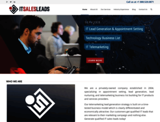 it-sales-leads.com screenshot