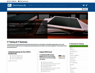 it-seminare.de screenshot