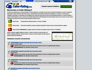 it.caller-rating.com screenshot