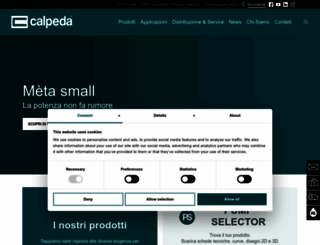 it.calpeda.com screenshot