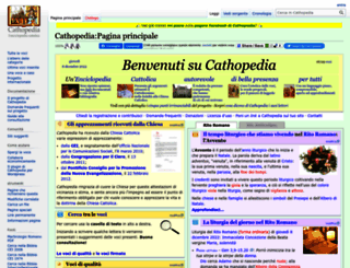 it.cathopedia.org screenshot