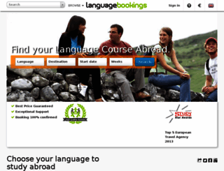 it.languagebookings.com screenshot