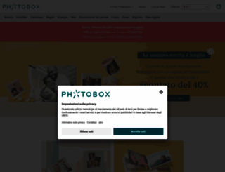 it.photobox.com screenshot