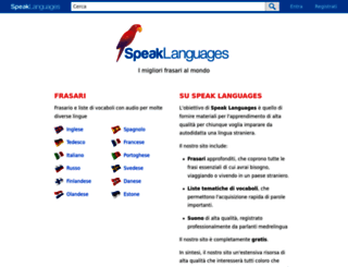 it.speaklanguages.com screenshot