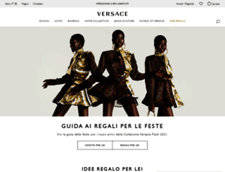 it.versace.com screenshot