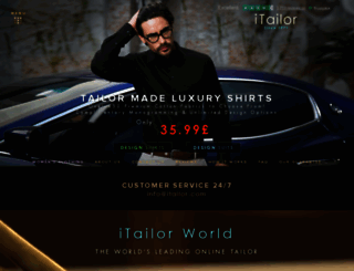 itailor.co.uk screenshot