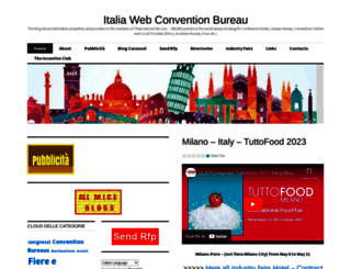 italiaconventionbureau.wordpress.com screenshot