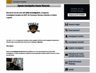 italiainvestigazioni.com screenshot