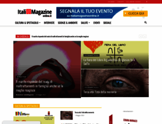 italiamagazineonline.it screenshot
