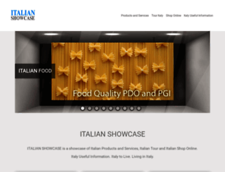 italian-showcase.com screenshot