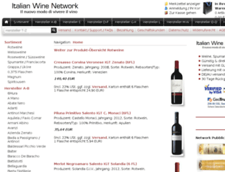 italian-wine-network.it screenshot