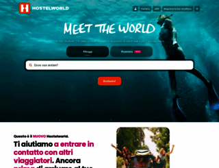 italian.hostelworld.com screenshot