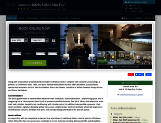 italianahotelsmilan-rhofair.com screenshot