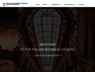 italianbusinesscouncil.com screenshot