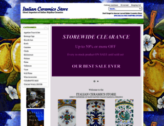 italianceramicsstore.com screenshot