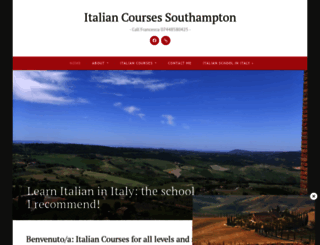 italiancoursesouthampton.com screenshot
