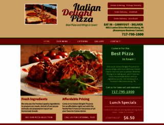 italiandelightpizza.net screenshot