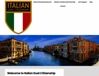 italiandualcitizenship.com screenshot