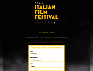 italianfilmfestival.com.au screenshot