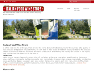 italianfoodwinestore.com screenshot