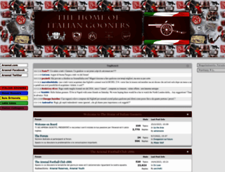 italiangooners.forumfree.net screenshot