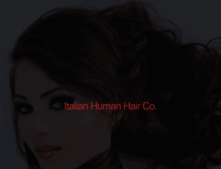 italianhumanhairco.com screenshot
