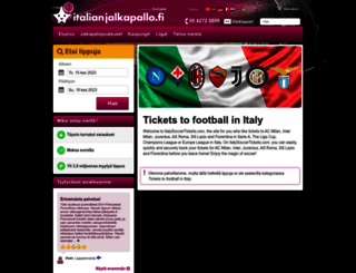 italianjalkapallo.fi screenshot