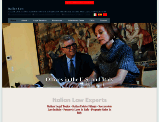 italianlaw.net screenshot